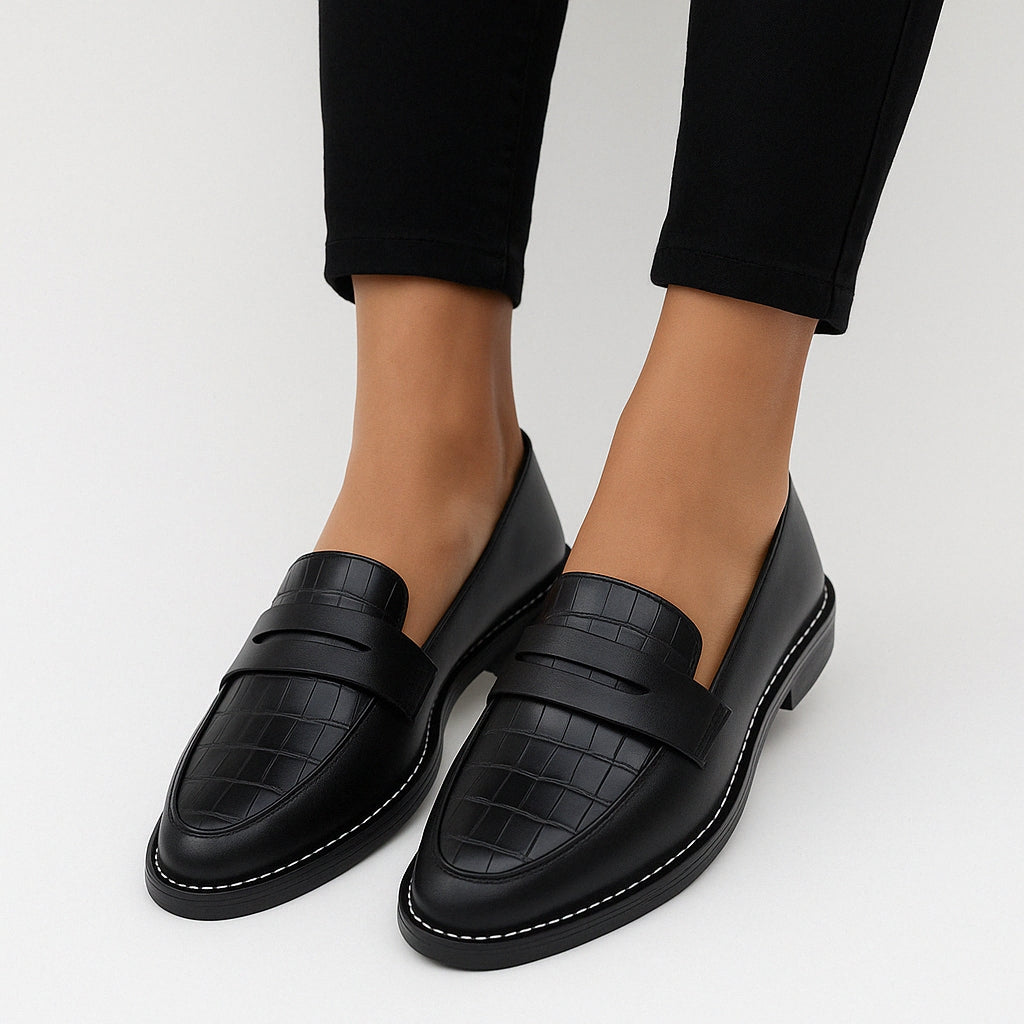 Elina | Noir Pumps