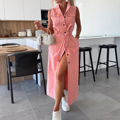 Isabel | Denim Grace Maxi